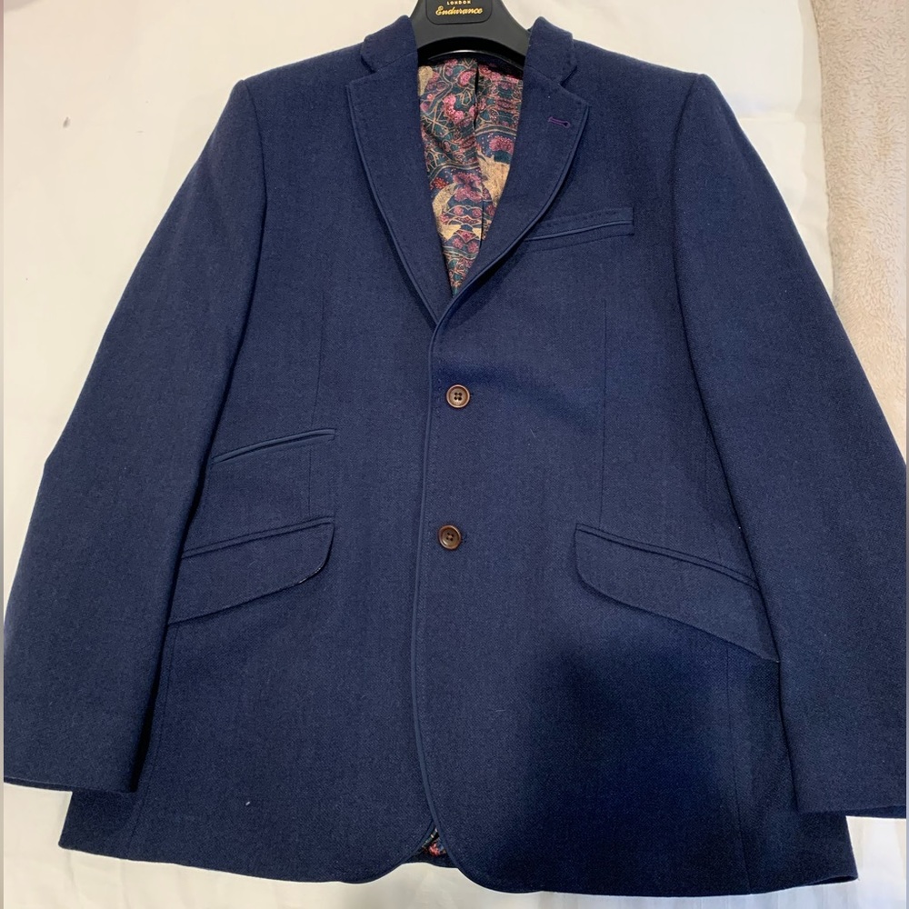 Ted Baker Navy Blazer 40R